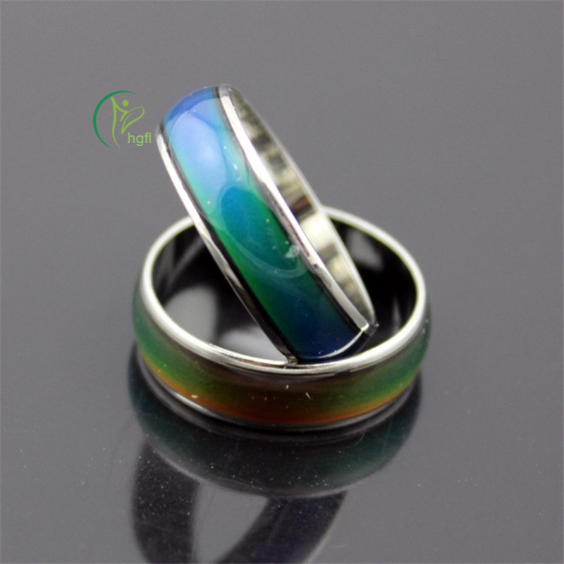 HYP Changing Color Rings Mood Emotion Feeling Temperature Rings For Women  Men Couples Rings Tone Fine Jewelry @VN