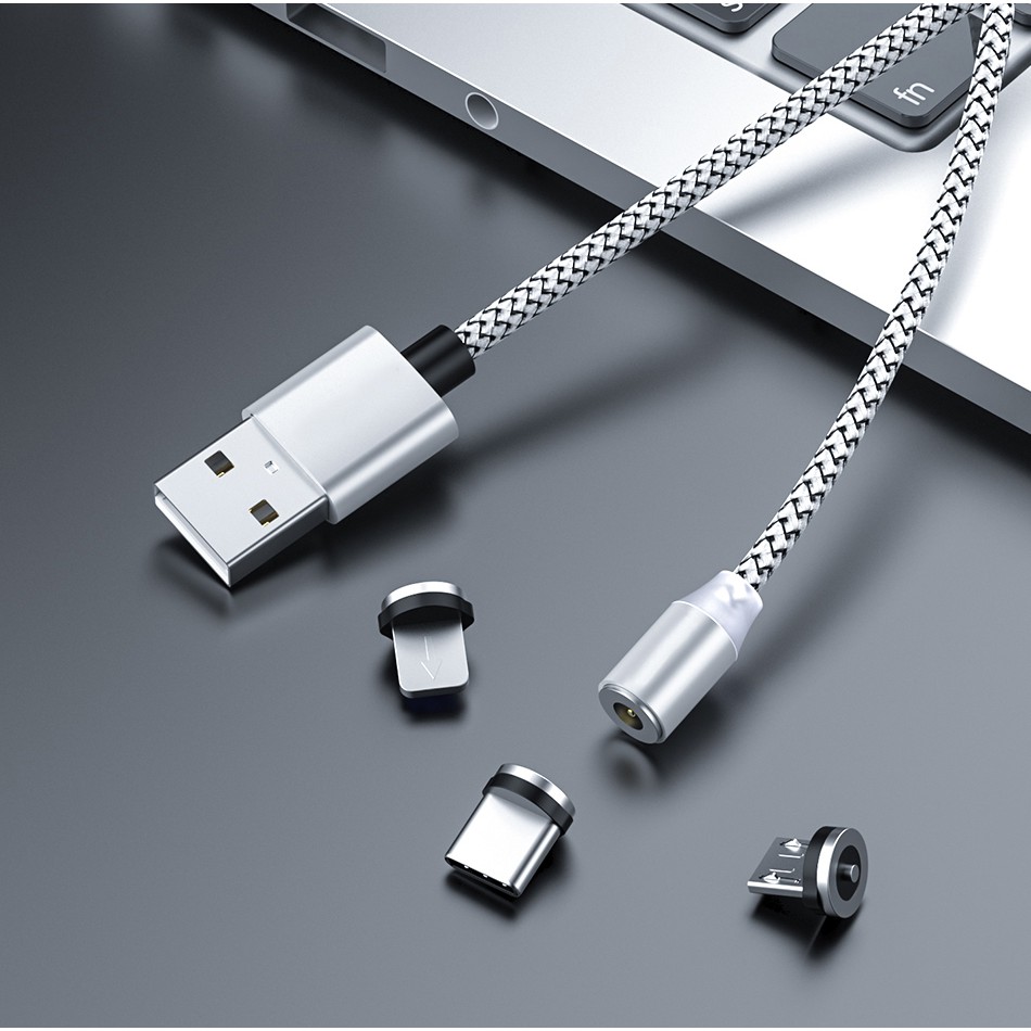 Dây Cáp Sạc USB Loại C Đầu Nam Châm Dành Cho Điện Thoại Di Động