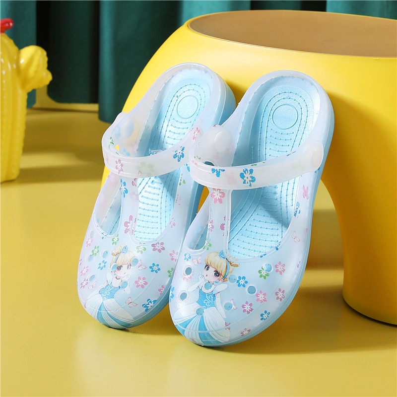 Dép Sandal Đế Mềm Chống Trượt Thời Trang Đi Biển Cho Bé Gái