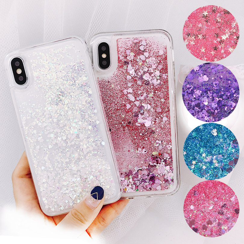 Casing Huawei P40 P30 P20 Lite Pro Mate 30 20 Pro Mate 10 9 Ốp điện thoại mềm kiểu chất lỏng lấp lánh cho