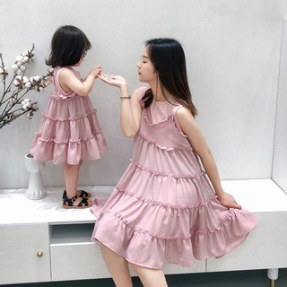 Váy đôi mẹ bé | Váy mẹ và váy bé gái dáng baby doll