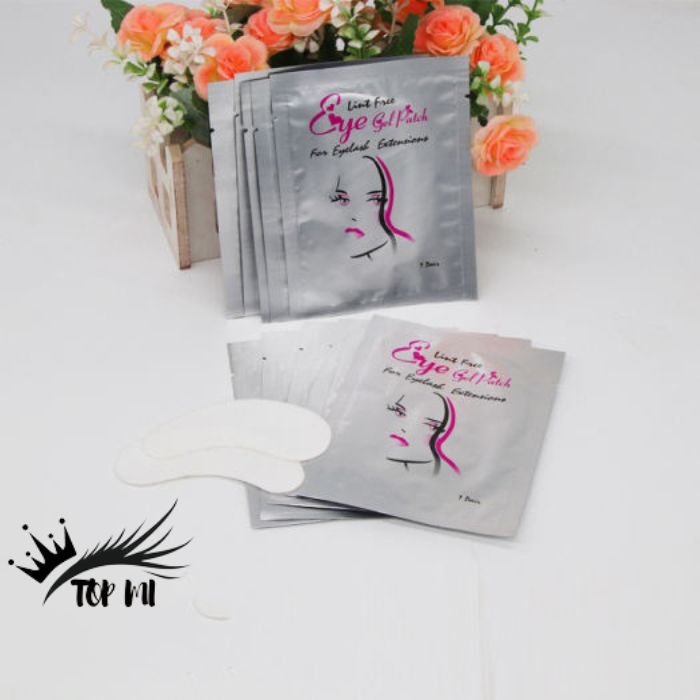 Miếng dán mi dưới colagen, Gel pad dán mi an toàn tiện lợi khi nối mi  TopMi