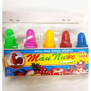 Màu thực phẩm làm slime, rau câu,... 10k