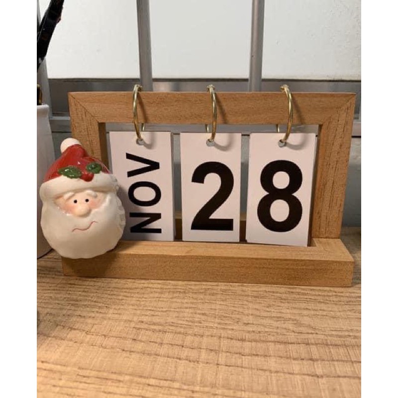 [ Lịch Gỗ ] Lịch gỗ để bàn 2021 - Lịch lật số mini trang trí decor | BigBuy360 - bigbuy360.vn