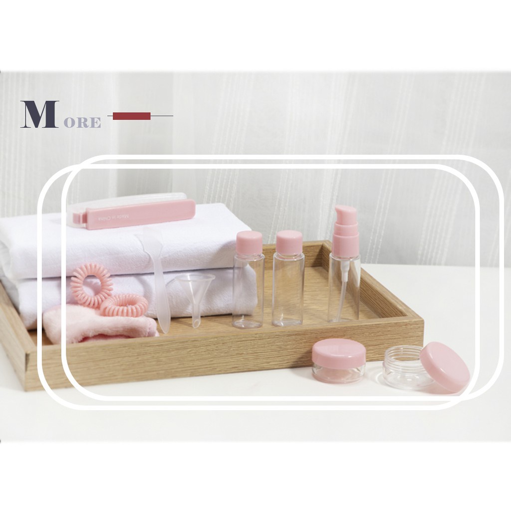 Bộ Chiết Mỹ Phẩm Du Lịch 11 Món Miniso nhỏ gọn, tiện lợi