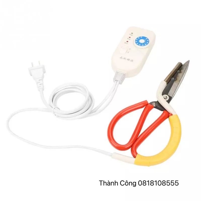 Kéo cắt nhiệt. Cắt tỉa vải không bị tưa. Hàng loại 1 cắt được ở nhiệt độ cao, điều chỉnh nhiệt độ dễ dàng.