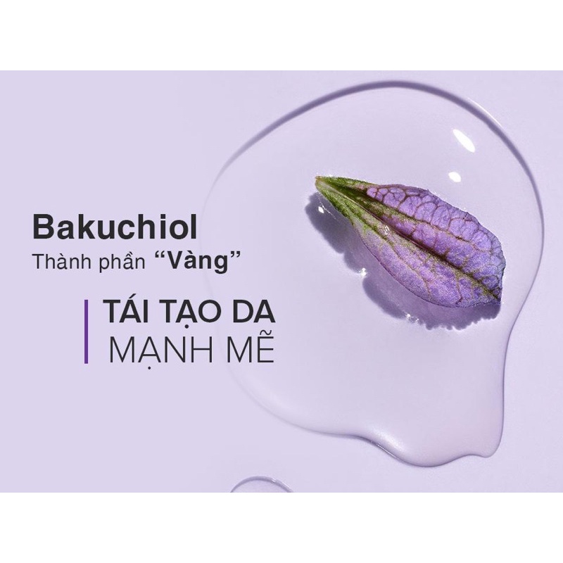Tinh chất Retinol thực vật dành cho bà bầu Bakuchiol Herbivore Botanicals Smoothing Serum