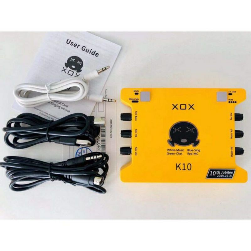 Sound card K10 bản kỷ niệm 10th