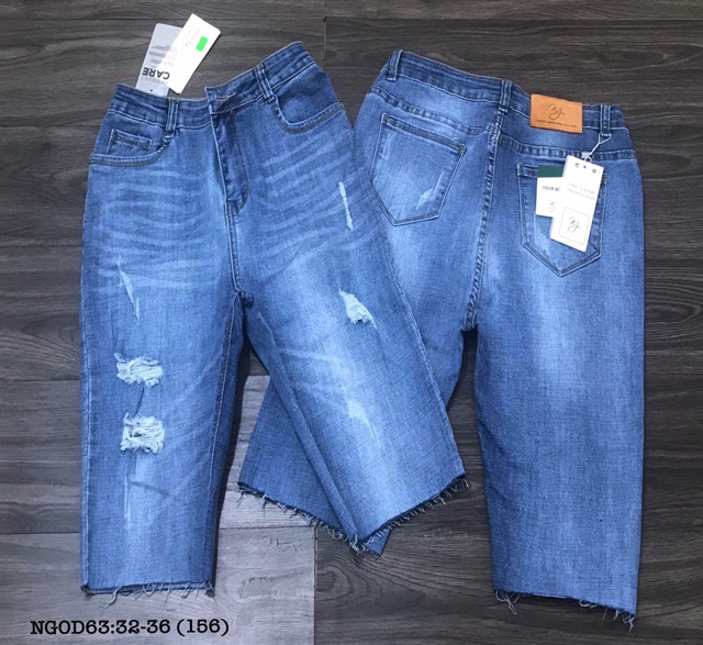 Bigsize Quần jean ngố NGOD63 (32-42)