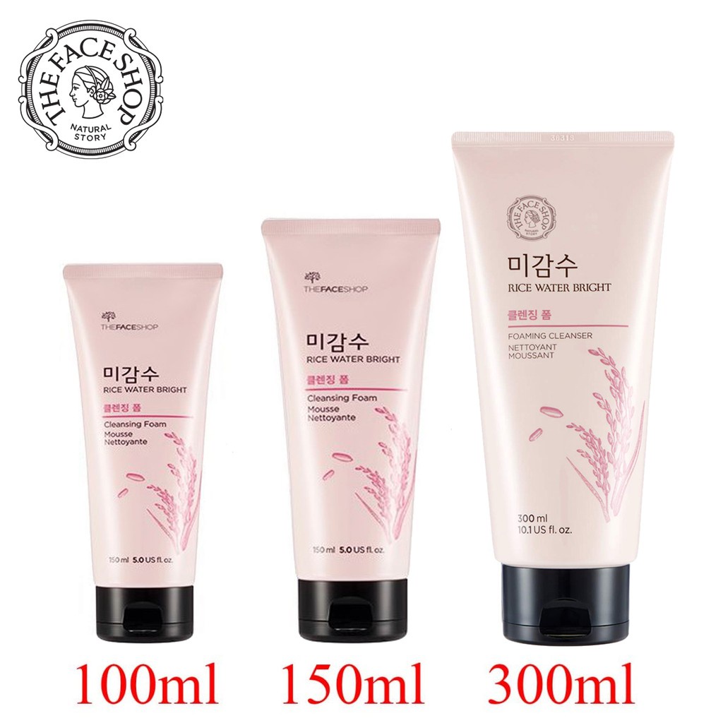 Sữa Rửa Mặt Gạo Làm Sáng Da The Face Shop Rice Water Bright Cleansing Foam - 150ml