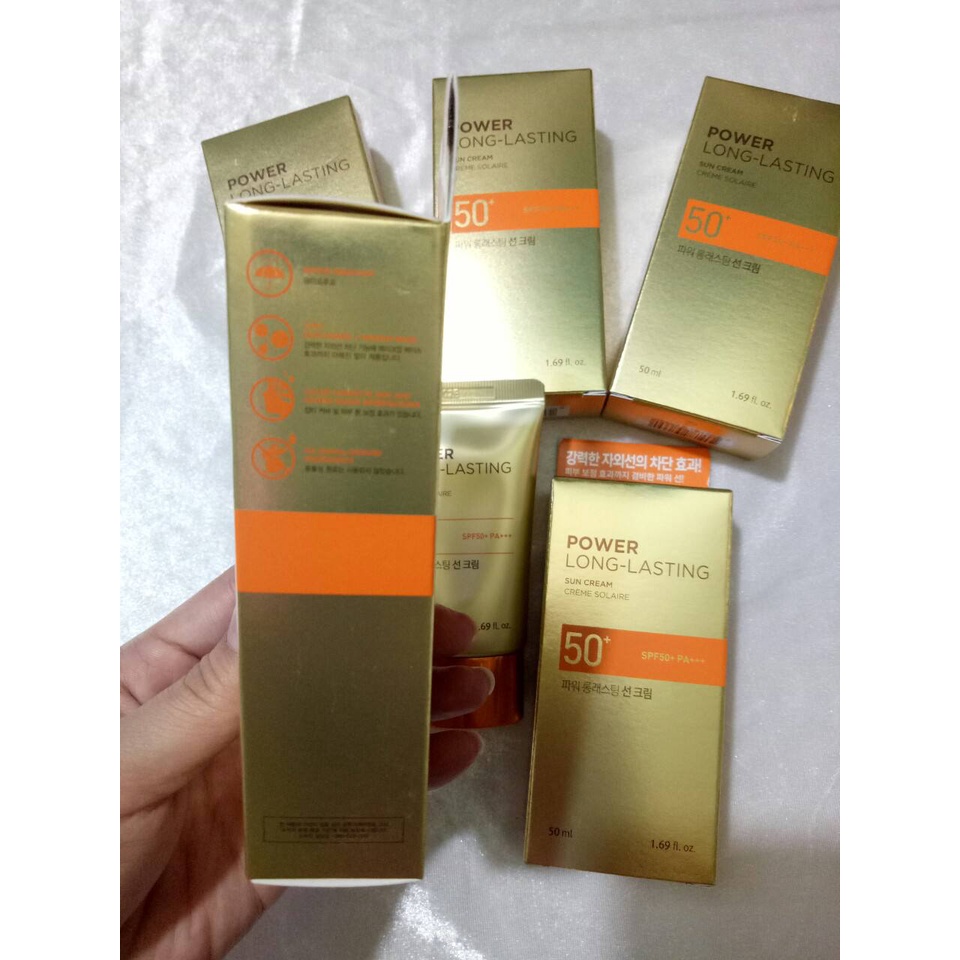Kem chống nắng thefaceshop natural sun cream spf50 + pa+++ (50ml)
