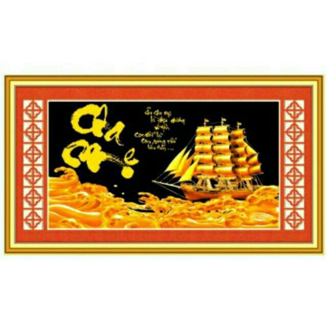 Tranh Đính Đá Cha Mẹ DF156 (Chưa Đính)