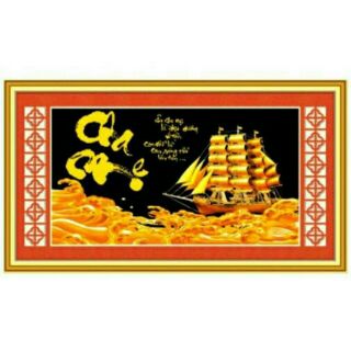 Tranh Đính Đá Cha Mẹ DF156 (Chưa Đính)