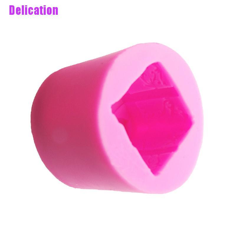 Khuôn silicon tạo hình làm xà phòng 3D DIY độc đáo