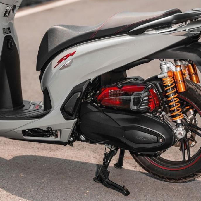 Ốp bầu lọc gió (Pô E), ốp pô Air SH350I trong suốt nhựa PC cao cấp Zhi.pat chính hãng