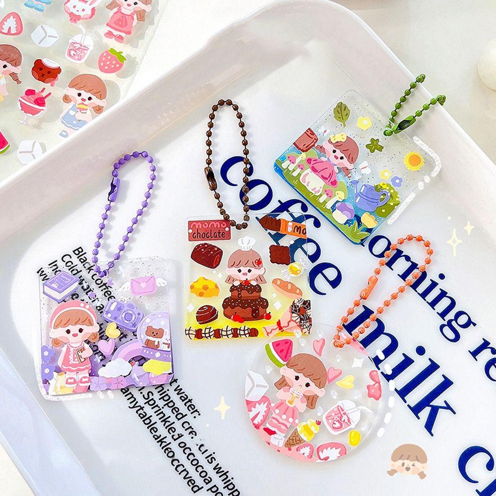 Miếng Dán PET Tự Dính Họa Tiết Hoạt Hình Trang Trí Sổ Tay / Nhật Ký