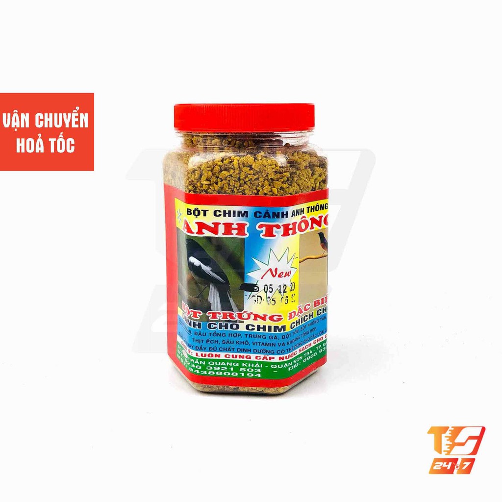 Hũ Thức Ăn Chim Chích Chòe Anh Thông 300g - Cám Chòe Lửa, Than, Đất