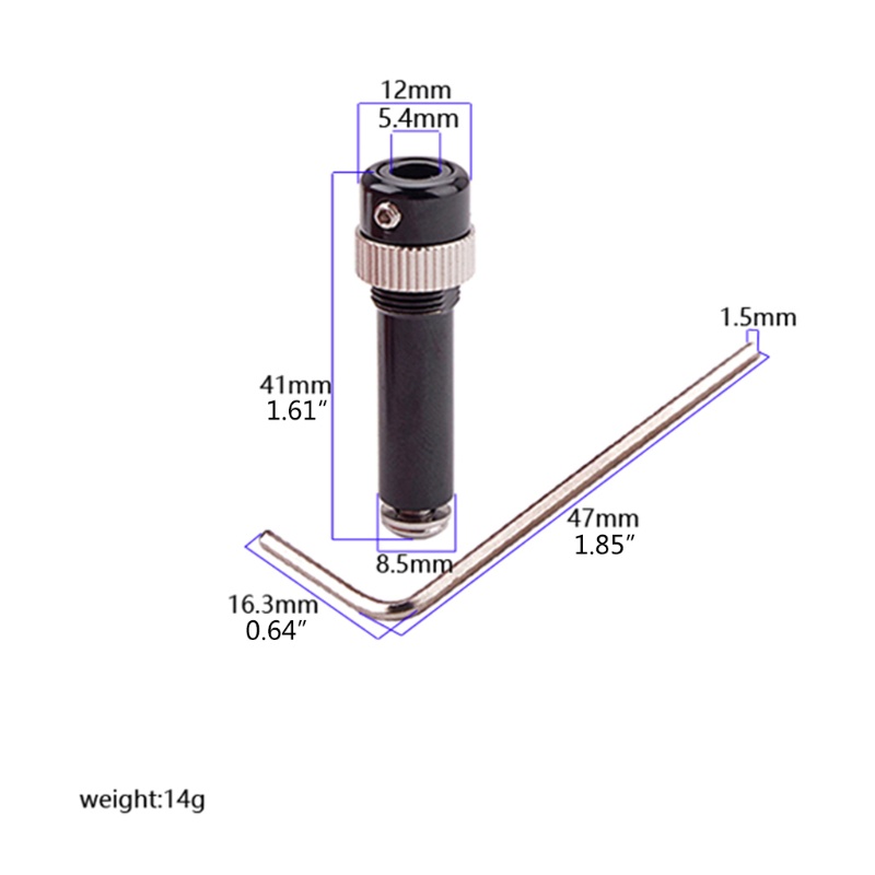 Sun Tremolo Cầu Tremolo Arm Whammy Bar Ổ Cắm Cánh Tay