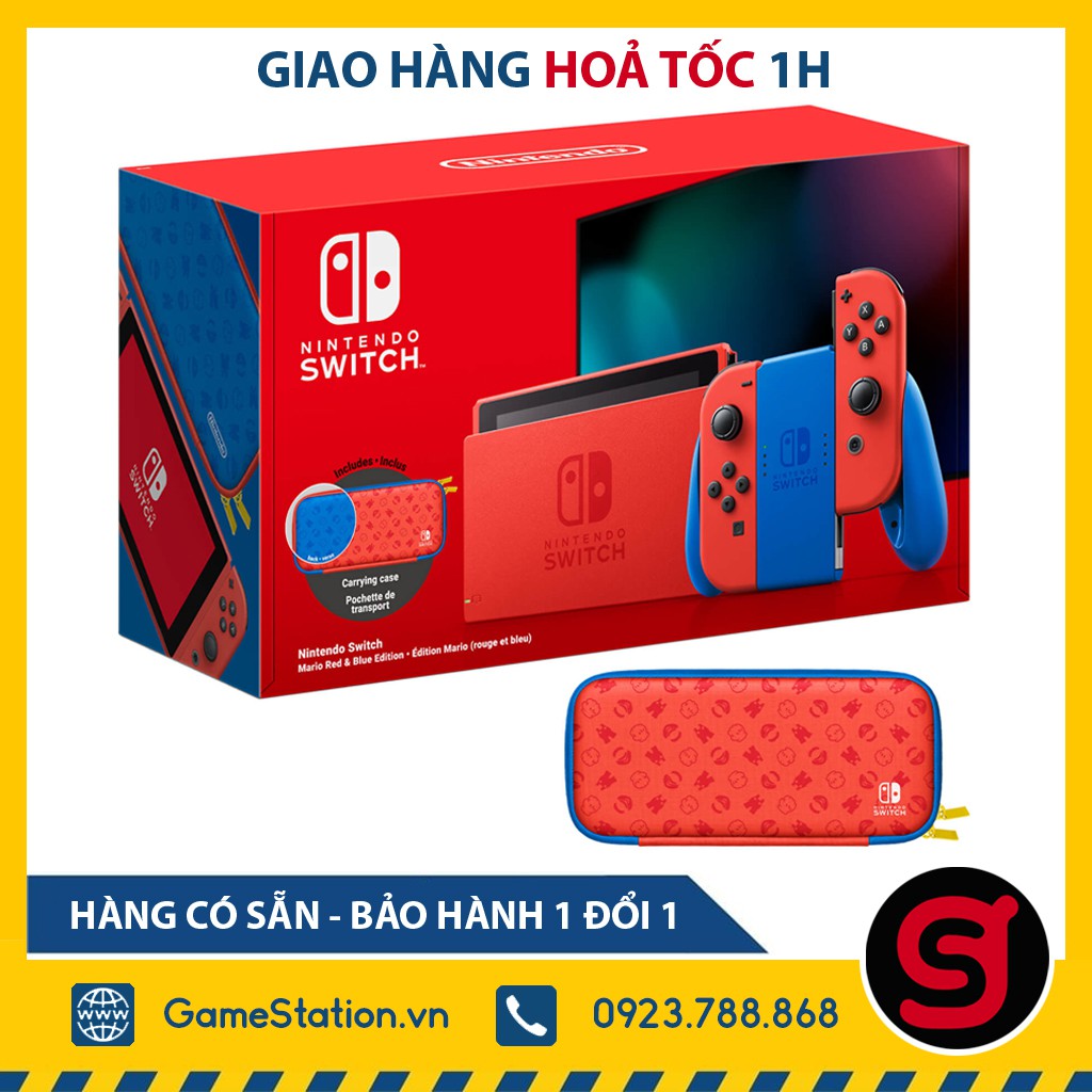 Máy Nintendo Switch - Mario Red &amp; Blue Edition