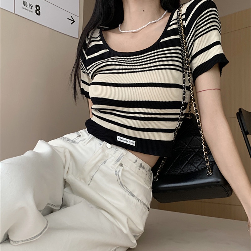 NRVP Áo Khoác Cardigan Dệt Kim Tay Ngắn Dáng Rộng Thiết Kế Mới Thời Trang Theo Phong Cách Hàn Quốc