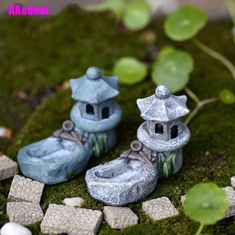 Mô hình tiểu cảnh mini bằng nhựa resin trang trí bể cá