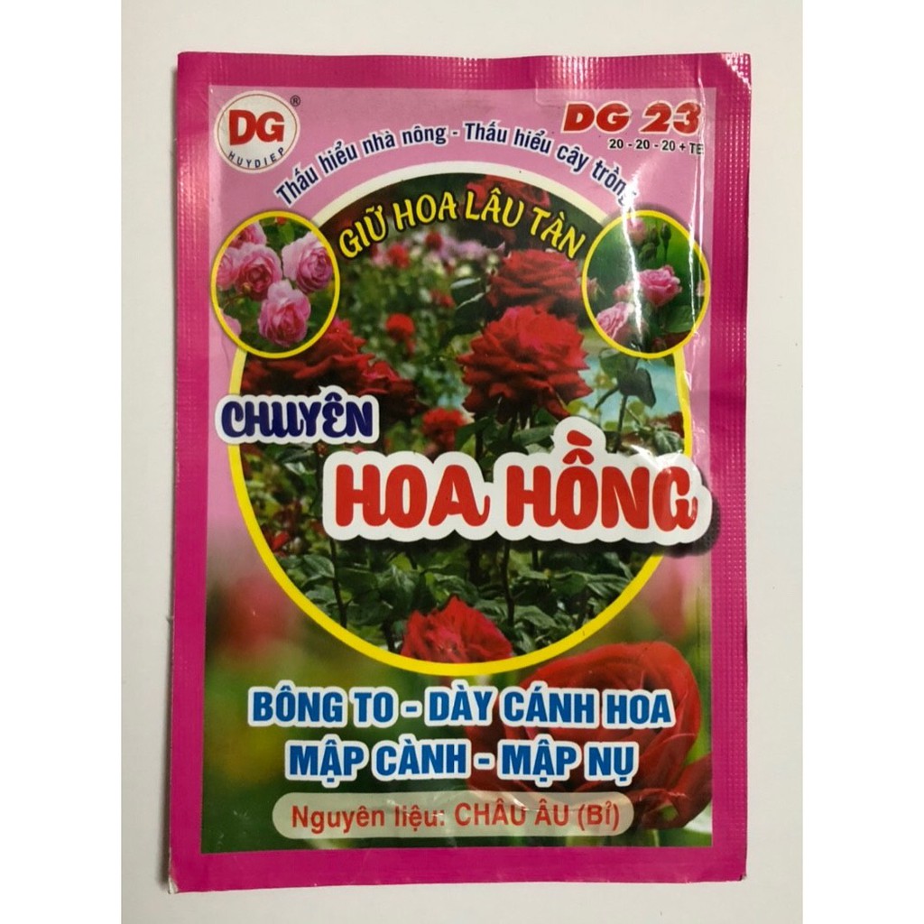 PHÂN BÓN PHỨC HỢP VI LƯỢNG CHUYÊN HOA HỒNG (Nguyên liệu Bỉ)