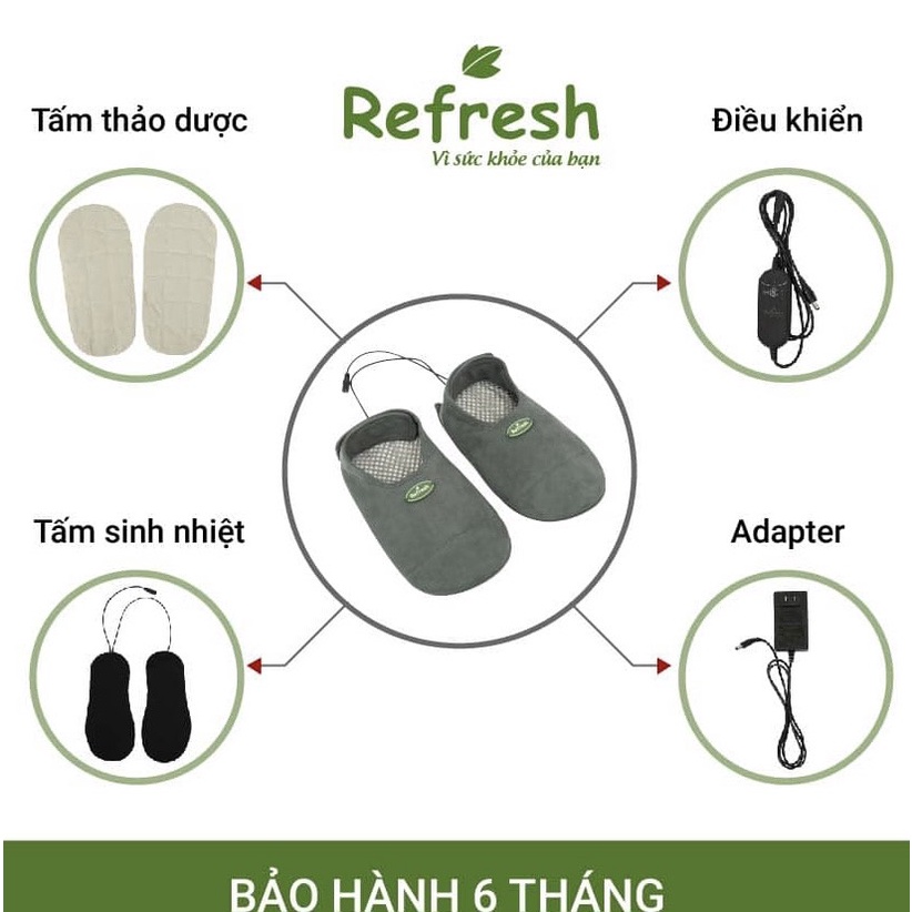 Tấm Thảo Dược Thay Thế REFRESH - Thay Thế Cho Chườm Bàn Chân Loại Dùng Điện