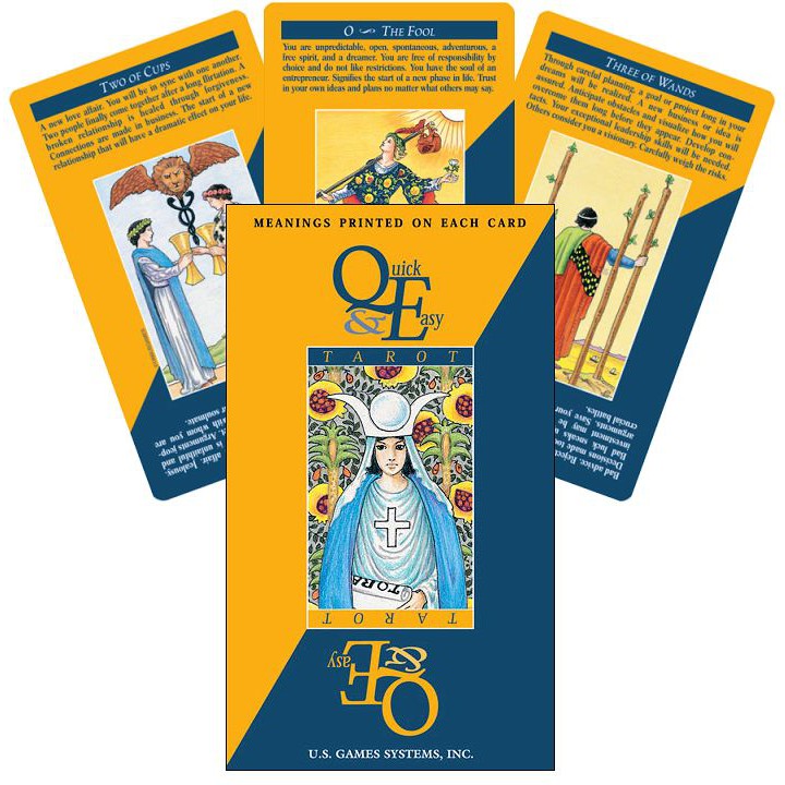 Bộ Bài Quick &amp; Easy Tarot (Mystic House Tarot Shop) - Bài Gốc Authentic Chính Hãng 100%