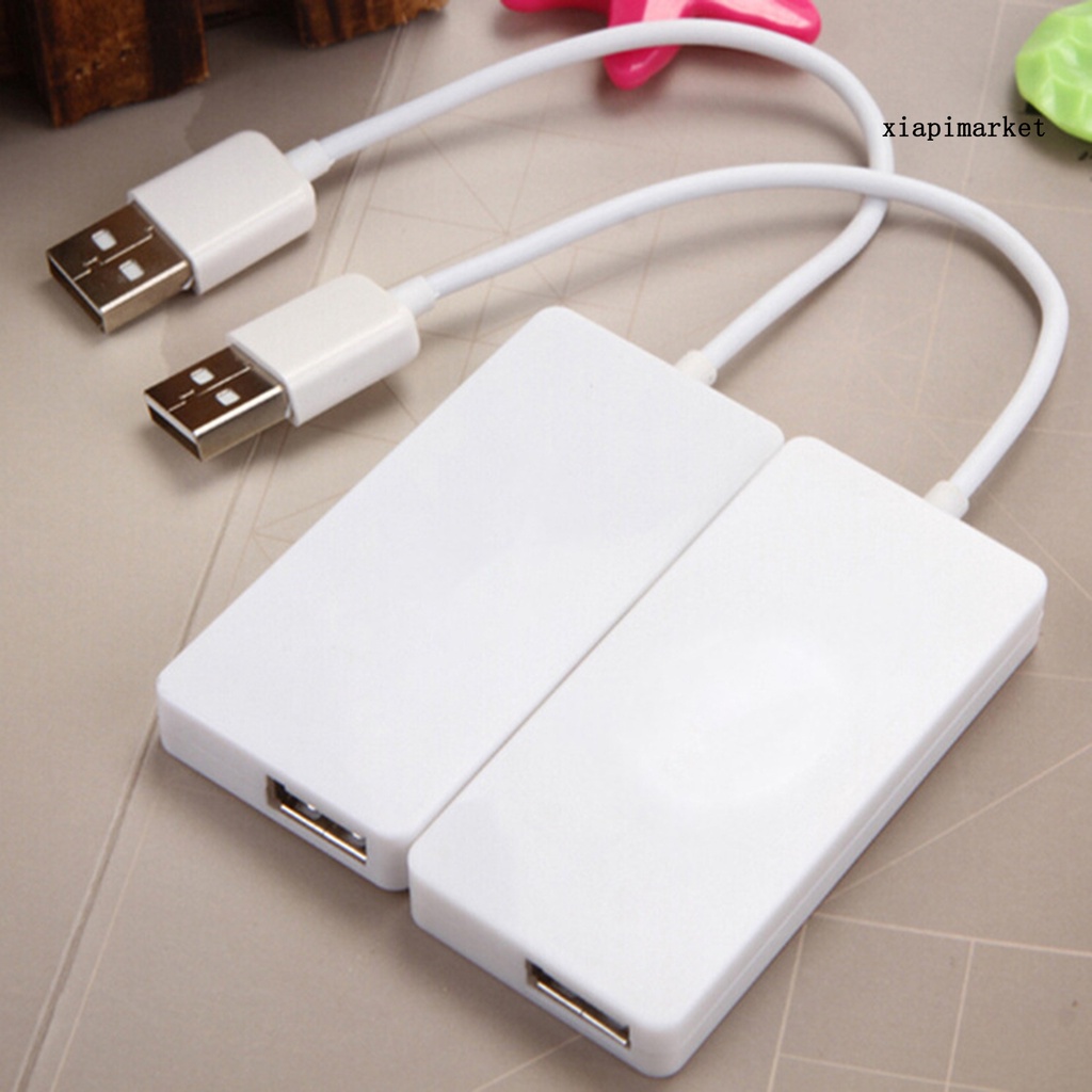 LOP_Portable USB 2.0 4 Ports 480Mbps Cable Hub Splitter for Card Reader