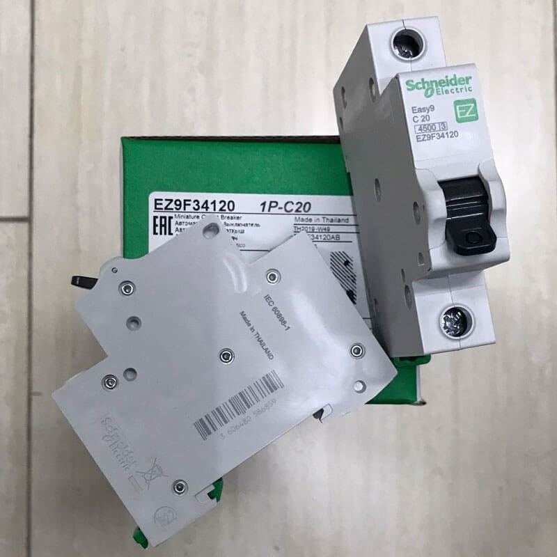 Cầu dao MCB / Aptomat tự động Easy9 1P 2P - Schneider Electric