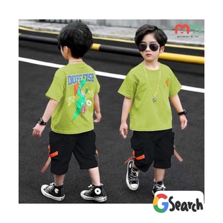 Đồ bộ bé trai size đại cồ thun cotton mềm mát co dãn thấm hút mồ hôi tốt cho bé 9kg đến 48kg