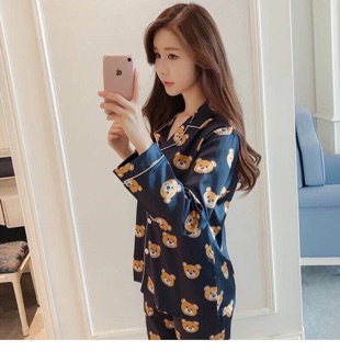 Bộ Pijama gấu tay dài 