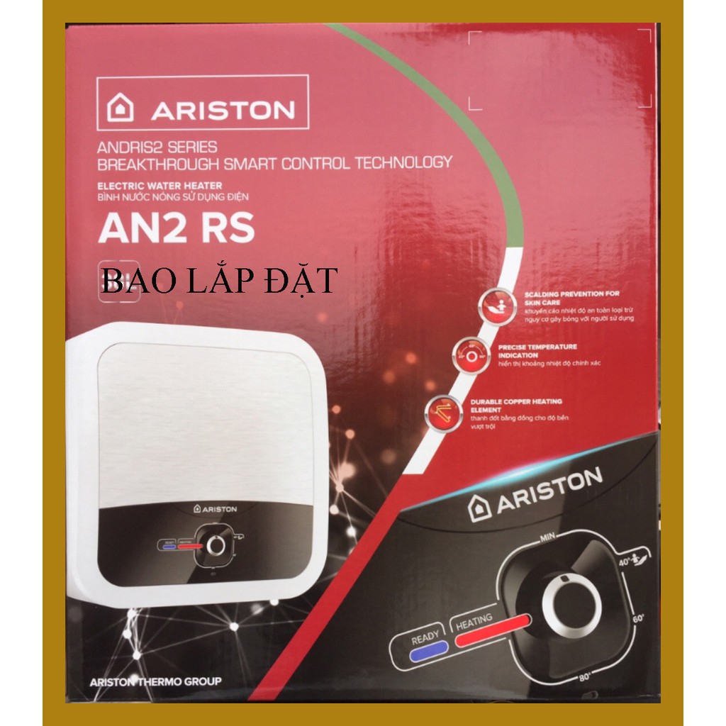 Bao lắp đặt tại tp . HCM . Bình nước nóng ARISTON AN2-15RS