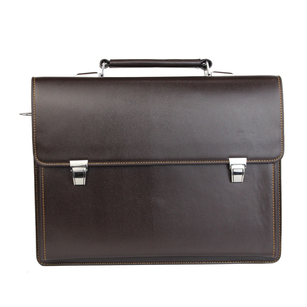 Túi xách cặp da đựng laptop hồ sơ công sở T26 40x30x7.5cm (Da bò - Đen) | BigBuy360 - bigbuy360.vn