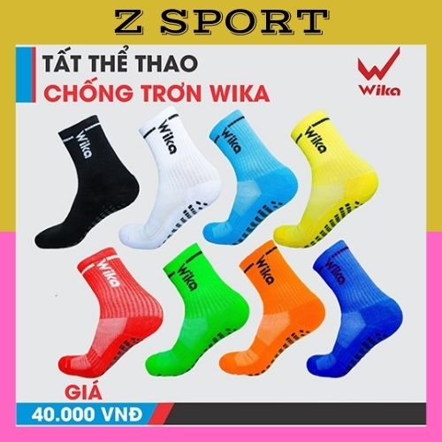 Tất Đá Bóng WIKA - Vớ Đá Bóng WIKA(LOẠI NGẮN) Chống Trơn Trượt [HÀNG VIỆT NAM CHẤT LƯỢNG CAO]