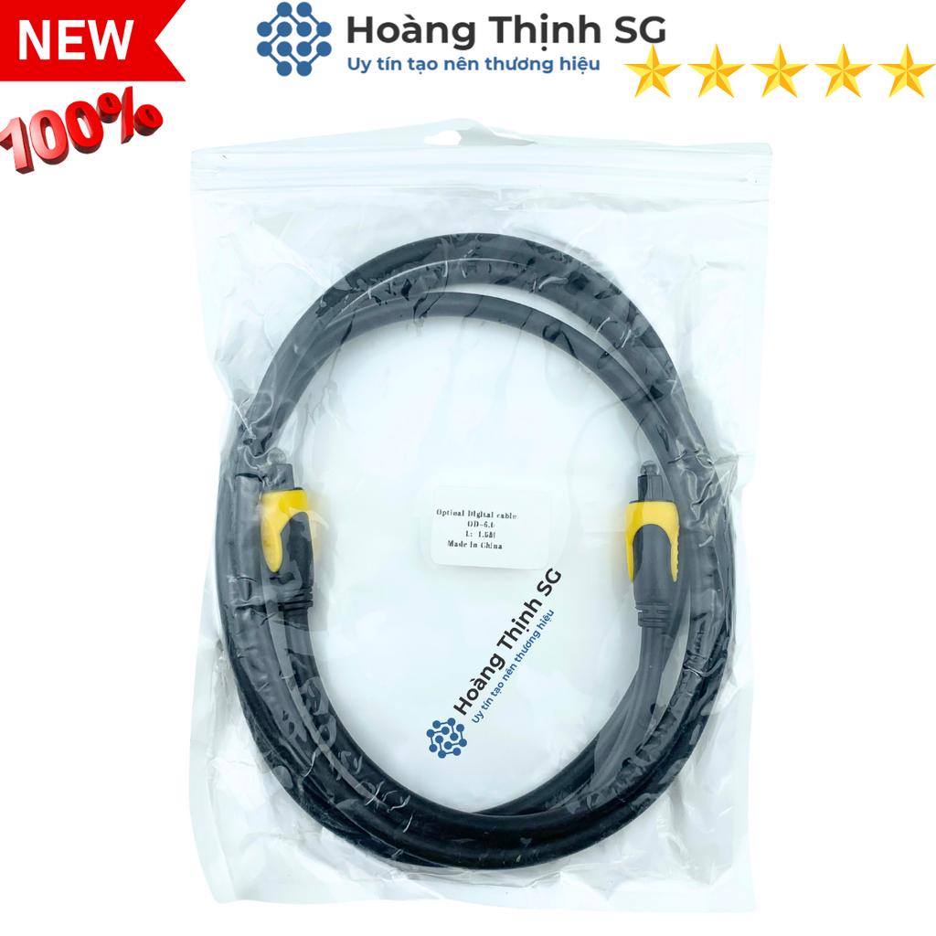 Dây quang optical audio 1.5m, 3m Himedia dây to 0.6mm