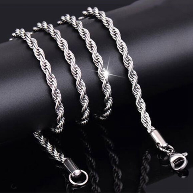 Dây Chuyền Kiểu Xích Dài 16-30 Inch Cho Nam Và Nữ