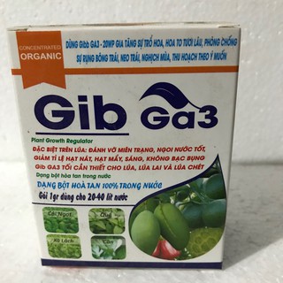 Phân Bón Lá Điều Hòa Sinh Trưởng GA3 Dưỡng Hoa, Nuôi trái hộp 40 gói