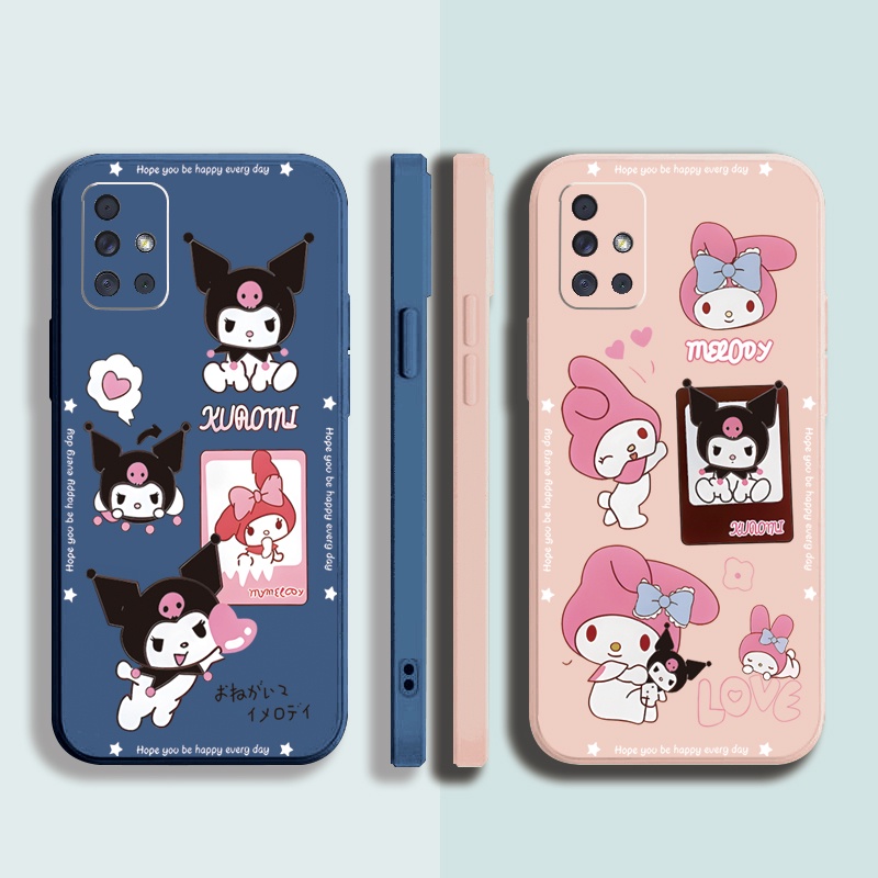 Ốp Điện Thoại Cạnh Vuông In Hình My Melody Cho Samsung Galaxy A31 A32 4G A52 A72 5G A11 A51 A71 A10S A50 A30S A20S M42