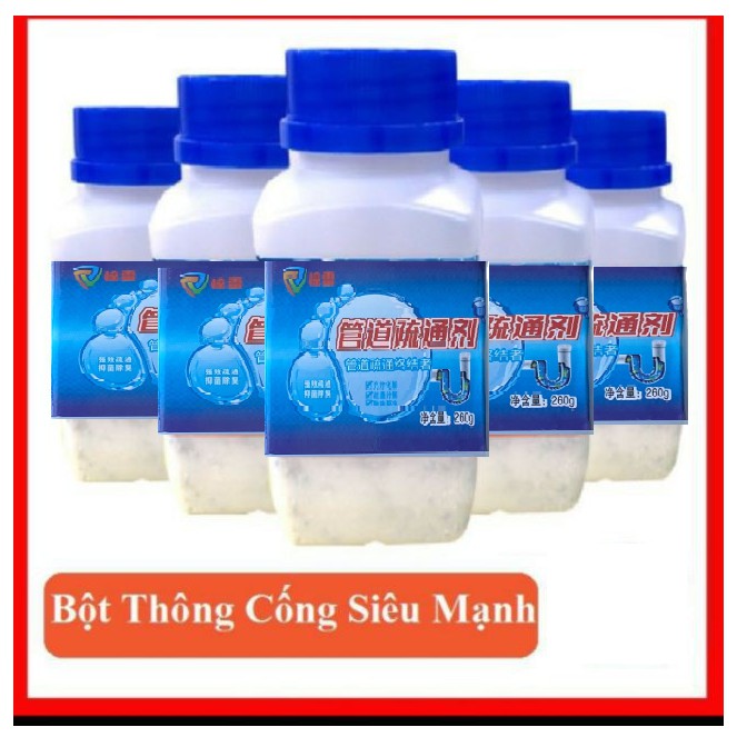 Bột Thông Cống, Đường Ống, Bồn Cầu, Bồn Rửa Mặt..Xử Lý Triệt Để Cặn Bã, Chất Thải Hữu Cơ