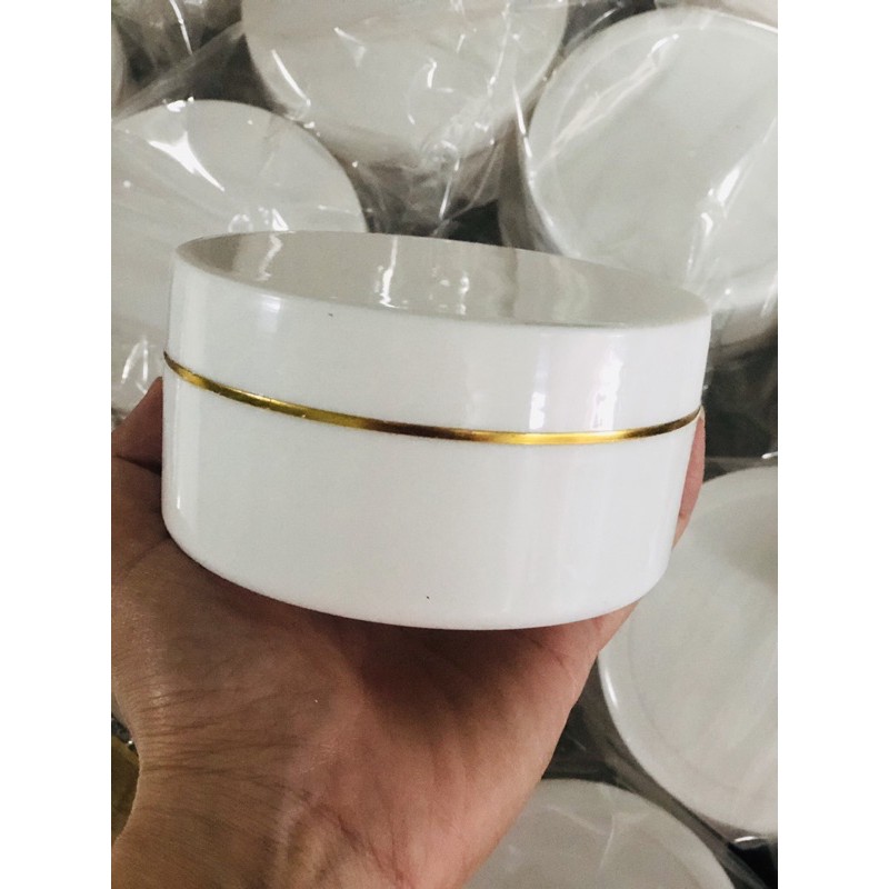 Hủ nhựa đựng kem body 200g màu trắng [HÀNG ĐẸP SIÊU RẺ]