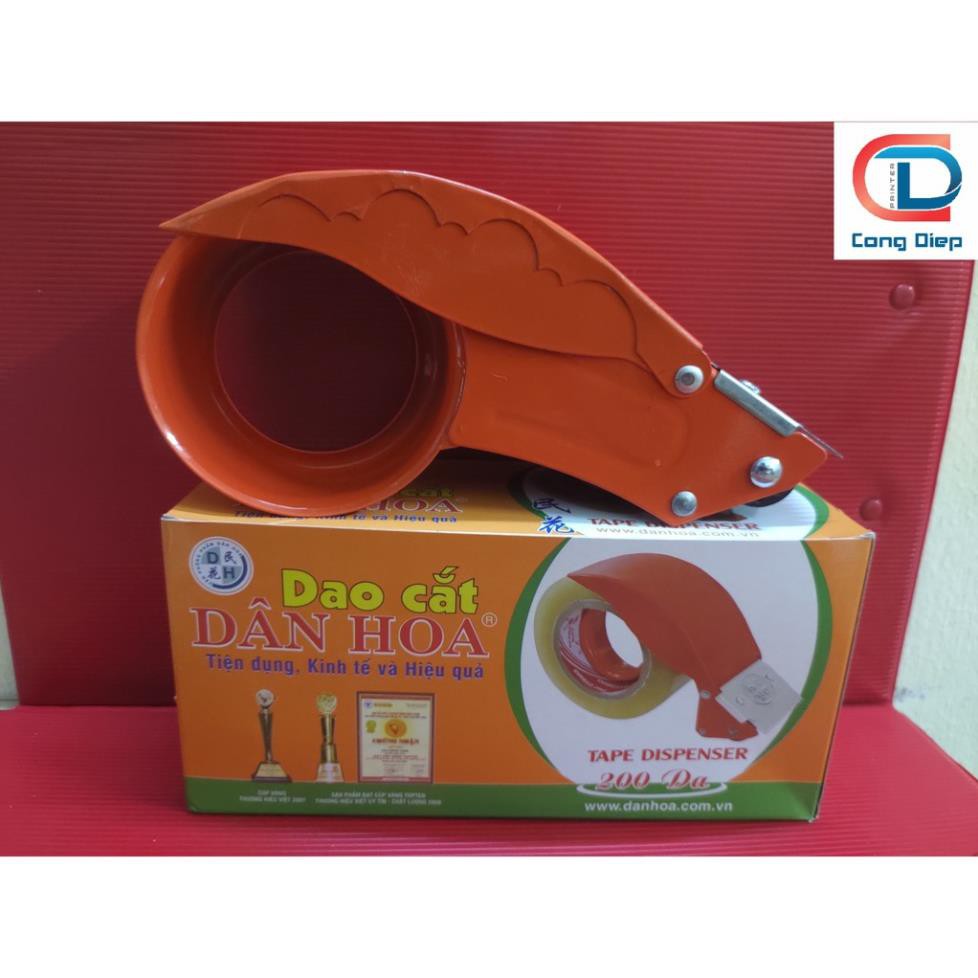 Dao cắt băng dính cầm tay tiện dụng Dân Hoa bản 5cm