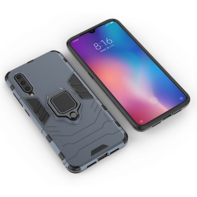 Ốp lưng Xiaomi Mi 11 / Mi 9 CHỐNG SỐC IRON MAN IRING HÚT Ô TÔ CAO CẤP giá đỡ xem phim