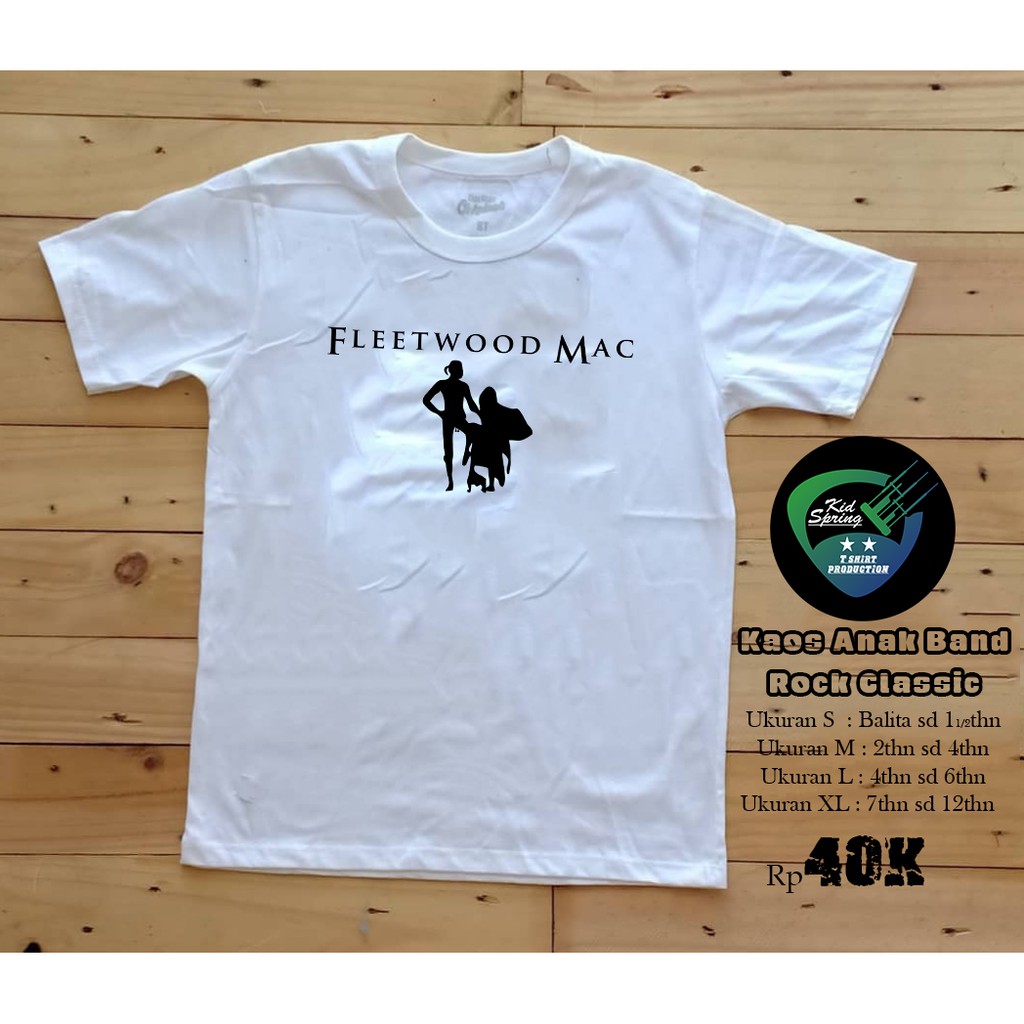 Áo Thun Fleetwood Mac Punk Pop Phong Cách Hàn Quốc Cổ Điển Ks09_020