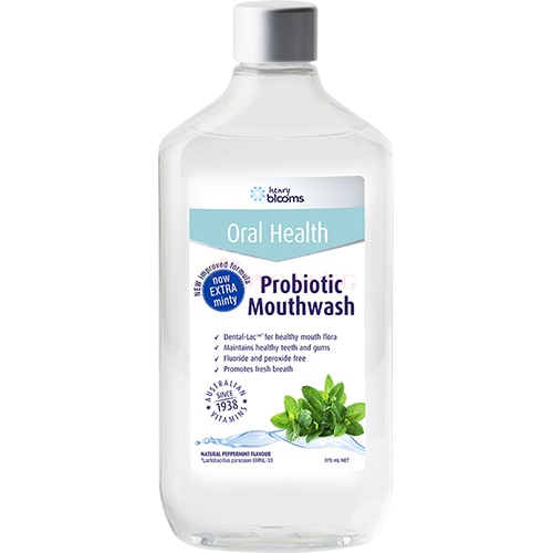 Nước súc miệng Henry Blooms Probiotic Mouthwash làm sạch vi khuẩn và bảo vệ  răng miệng (375ml) - Nước súc miệng | CuaHang.net