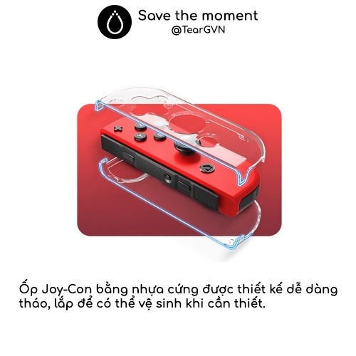 Ốp bảo vệ trong suốt cứng toàn máy (IINE) cho Switch Oled