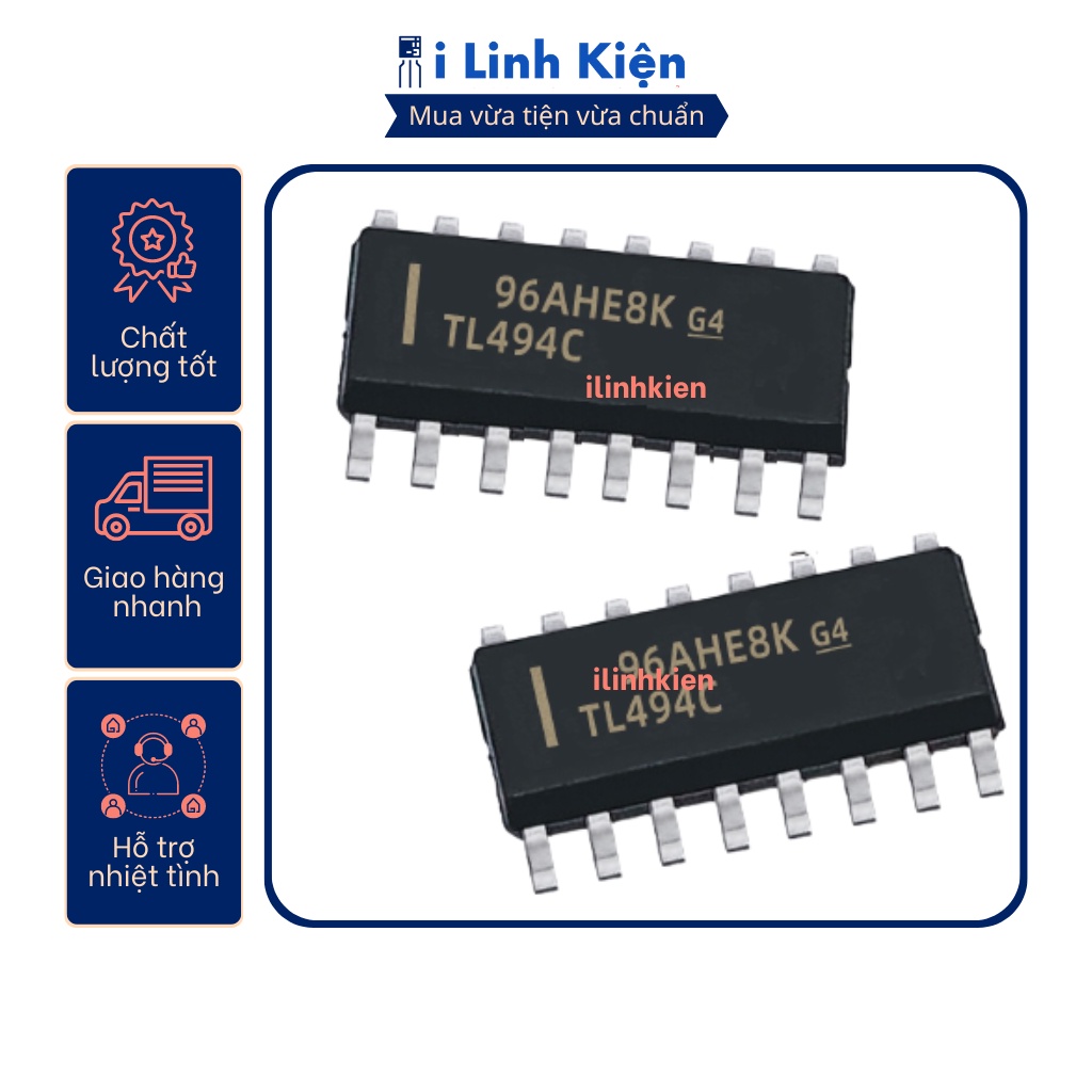 Ic chức năng TL494 TL494CDR SOP-16 chính hãng TI chất lượng cao