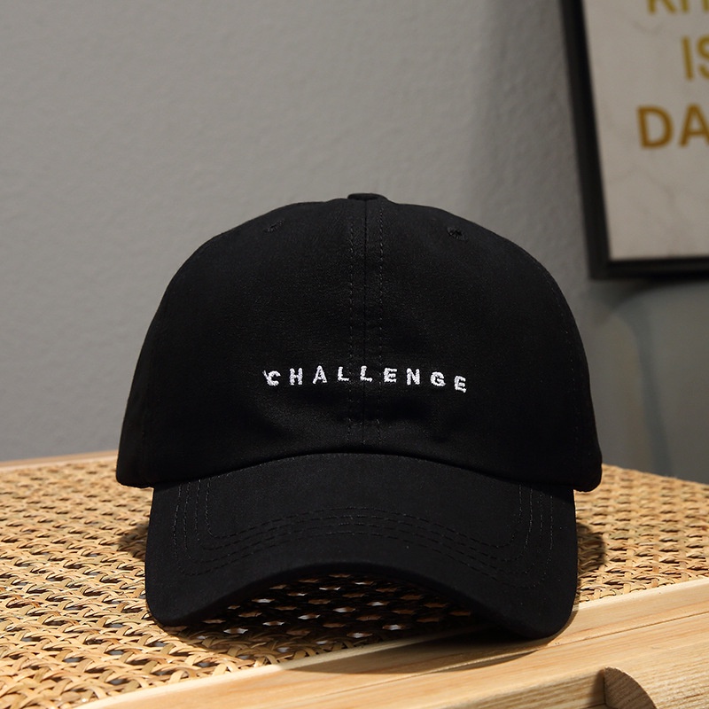 Nón kết cao cấp, mũ lưỡi trai thêu chữ Challenge form unisex nam nữ nhiều màu - LT05
