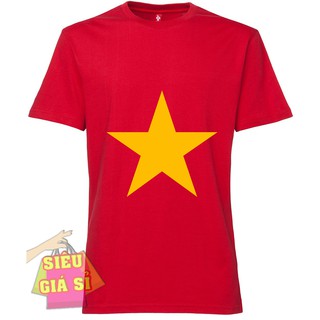 [CỰC HOT] ÁO SAO VÀNG QUỐC KỲ CỔ ĐỘNG MỪNG U23 VIỆT NAM IN DECAL - GIÁ SIÊU SỈ