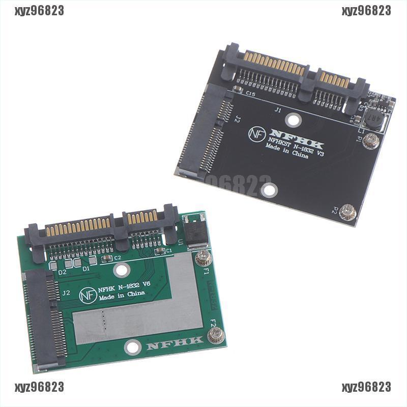 Thẻ Chuyển Đổi Nửa Chiều Cao Msata Mini Pcie Ssd Sang 2.5 '' Sata3 6.0gps